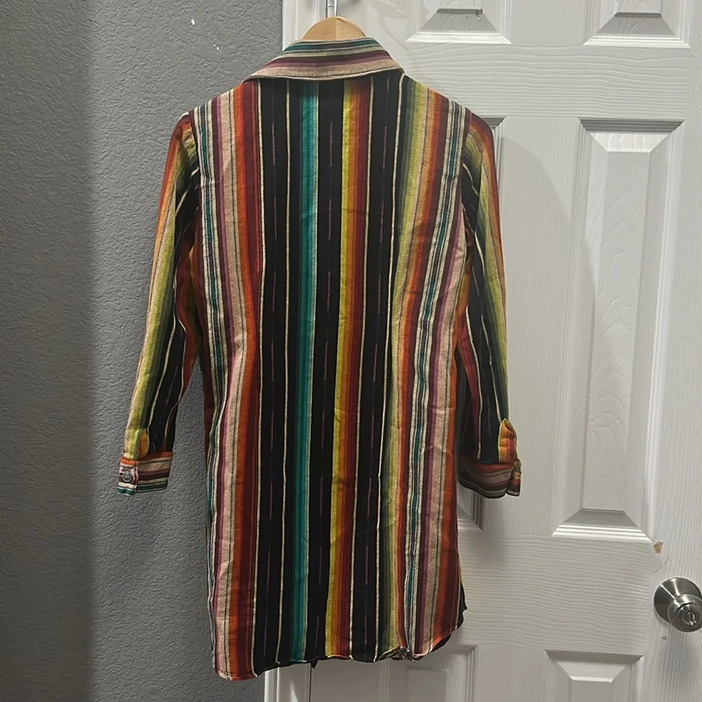 Silverado vintage western women’s multicolor button down dress size XS